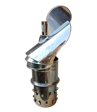 ПОВОРОТНАЯ ЗАГЛУШКА ДЛЯ ДЫМОХОДА СИСТЕМЫ 200