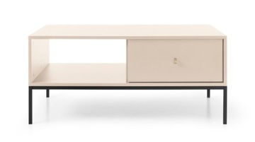 Stolik kawowy MONO beżowy ML104 nogi metal