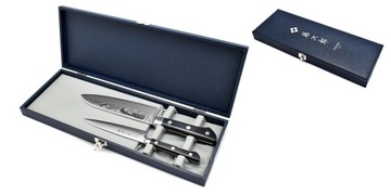 Komplet noży Tojiro PRO 63 - Santoku, Petty knife