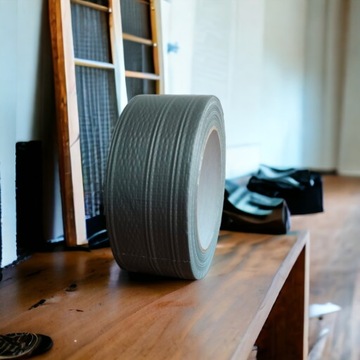 Taśma oznaczeniowa naprawcza duct tape 48mm 45m uniwersalana SZARA