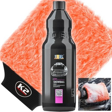 ADBL Snowball SZAMPON 1l + RĘKAWICA DO AUTA K2 PRO