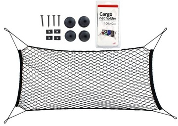 SIATKA DO MOCOWANIA BAGAŻU Z UCHWYTAMI 100x40cm