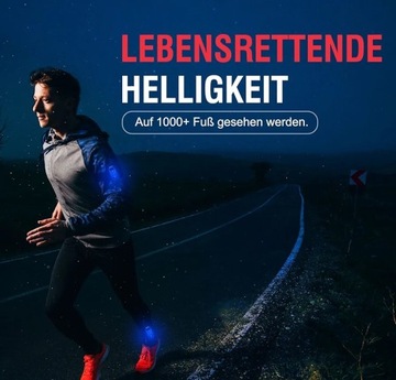 Красный светодиодный мигающий свет, 2 шт.