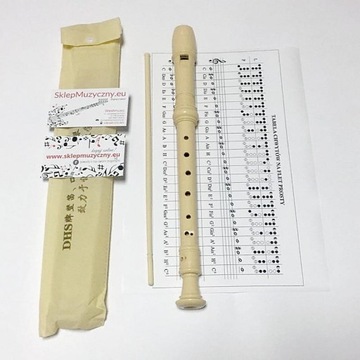 Школьный блокфлейта сопрано - пластик.