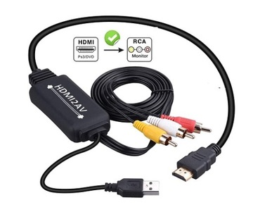 KONWERTER HDMI do RCA/ CVBS