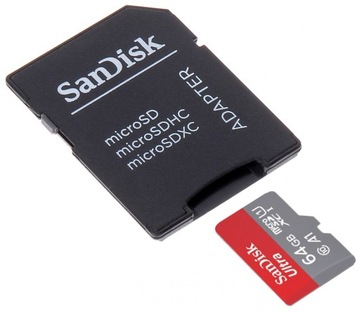 KARTA PAMIĘCI SD-MICRO UHS-I, SDXC 64 GB SANDISK