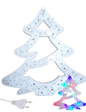 УКРАШЕНИЕ РОЖДЕСТВЕНСКОЙ ЕЛКИ ДВУХСТОРОННИЙ СВЕТ ЦВЕТНАЯ СВЕТОДИОДНАЯ ЛАМПА УКРАШЕНИЕ ОКНА