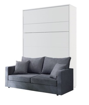SOFA + Półkotapczan BED CONCEPT BC-01 biały