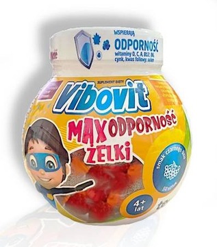 Vibovit Max Odporność Żelki z wit. 50 szt