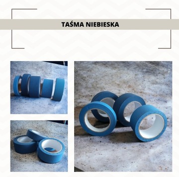 Лента малярная Precision синяя 48мм 50м КАЧЕСТВЕННАЯ ТЕМНО-СИНЯЯ