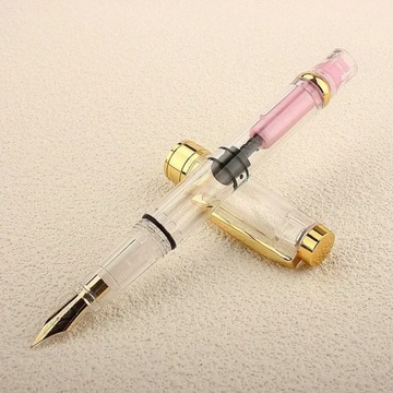1 шт. многоразовая авторучка, прозрачная поршневая ручка, наполнитель поршня