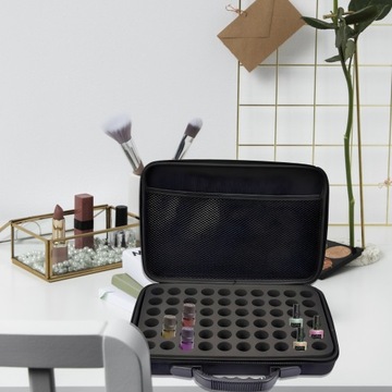 КОСМЕТИЧЕСКАЯ СУМКА-ОРГАНИЗАТОР ДЛЯ КОСМЕТИЧЕСКИХ МАСЕЛ СУМКА ДЛЯ ПОЛИРОВКИ ЧЕРНАЯ