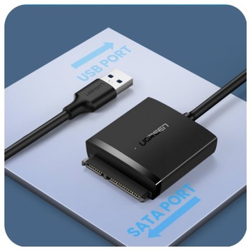 Kabel Przejściówka Adapter Dysku twardego HDD USB 3.0 SSD 2.5