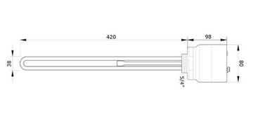 KOSPEL EXCHANGER WP 140 2 x РУЧКИ НАГРЕВАТЕЛЯ С ПОКРЫТИЕМ