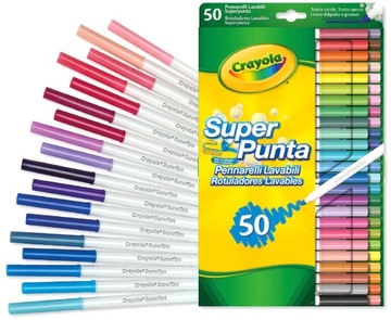 Pisaki Flamastry ZMAZYWALNE Crayola 50 szt.