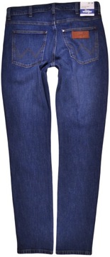 WRANGLER spodnie TAPERED blue REGULAR jeans LARSTON _ W31 L34