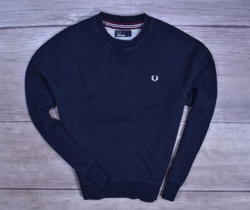 FRED PERRY Logowana Bluza Męska Crevneck / S