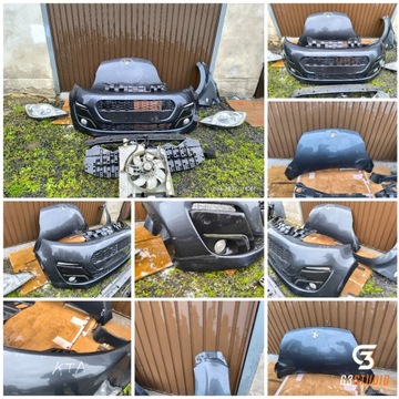 NÁRAZNÍK PEUGEOT 107 FACELIFT PŘEDNÍ KAPOTA BLATNÍK 2008-2012 KTA