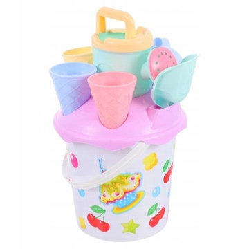 8 sztuk / set dziecko piasek wiadro ciekawych