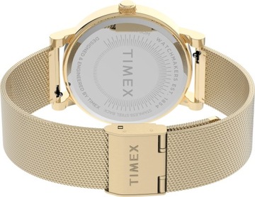 Timex zegarek TW2U05400 złoty mesh
