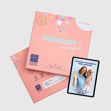 Memory o emocjach - gra o emocjach + mini e-book - Rozwojowa Mama