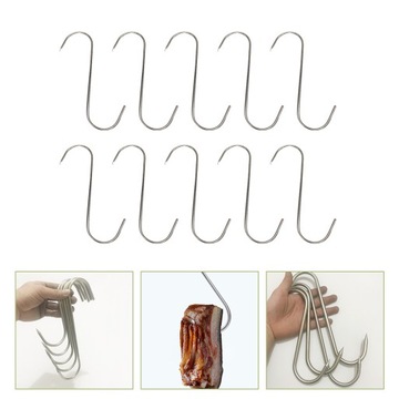 HACZYKI DO SPOTKANIA RZEŹNICZEGO WISZĄCE ZE STALI NIERDZEWNEJ