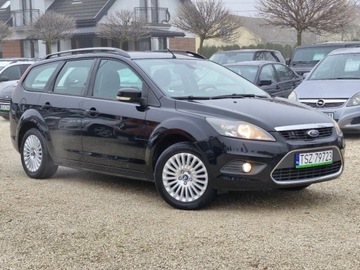 Ford Focus II Focus C-Max 1.8 i 16V 125KM 2008 Ford Focus Lift Sliczny czarny 1.8 benzyna 218 tys km bezwypadkowy z Niemi, zdjęcie 34