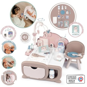 SMOBY Baby Nurse Elektroniczny Kącik Opiekunki zestaw