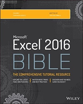 Excel 2016 Bible Walkenbach John (J-Walk and