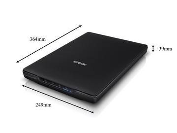 Портативный планшетный фотосканер Epson Perfection V39II, вертикальный USB A4, 4800 точек на дюйм