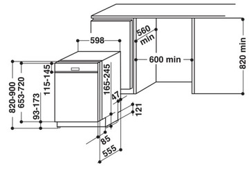 Посудомоечная машина WHIRLPOOL WIF 5O41 PLEGTS