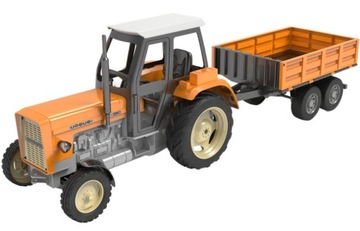 Traktor manualny zestaw Double E Double Ursus C-360 z przyczepą