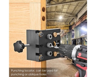 Шаблон 3-в-1 для эксцентриков для сверления дюбелей