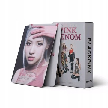 ZESTAW 55 KART LOMO BLACKPINK PINK VENOM
