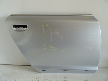 AUDI A6 C6 TYLNE PRAWE DRZWI KOLOR SREBRNY