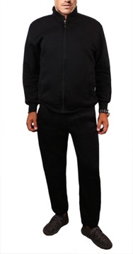 ТЕПЛЫЙ МУЖСКОЙ спортивный костюм, кофта, воротник стойка, БРЮКИ, кулиска, темно-синий 967 XL