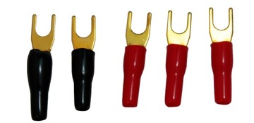 кабели — басовая трубка, коробка, динамик, усилитель