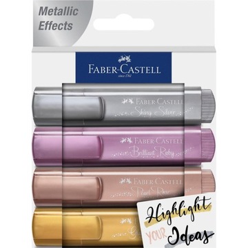 ZAKREŚLACZ 1546 METALICZNY STUDIO 4K FABER-CASTELL