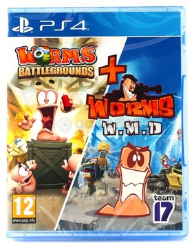 Zestaw Worms Battlegrounds + W.M.D. (2 gry) PS4