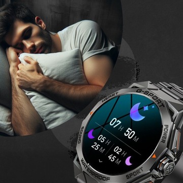 SMARTWATCH ZEGAREK MĘSKI MENU POLSKIE SPORT PULS ROZMOWY SMART WATCH AMOLED