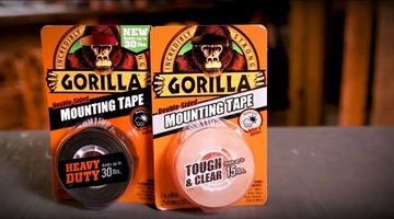 Двусторонний монтажный скотч Gorilla STRONG до 12 кг.