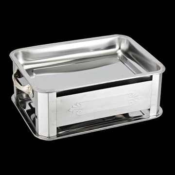 Решетка для гриля из нержавеющей стали для дома и улицы, 40x30 см, ветрозащитная