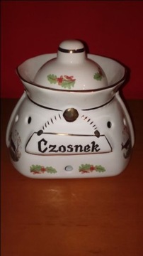 POJEMNIK na czosnek motyw mysliwski Chodziez