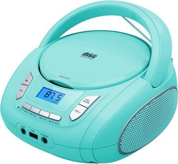 Przenośny radioodtwarzacz radio sieciowo-bateryjne Bluetooth CD FM USB AUX
