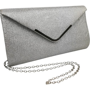 ELEGANT SILVER Клатч на цепочке