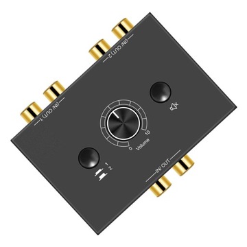 Переключатель стереоаудио 2 x 1/1 x/R Стереозвук