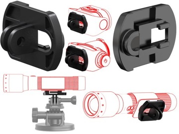 Adapter GoPro Ledlenser typu D H15R H19R H7R P5R