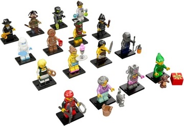 Lego Minifigures 71002 - cała seria 11 - 16 szt.