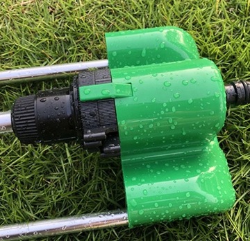 КОЛЕБАТЕЛЬНЫЙ, РЕГУЛИРУЕМЫЙ, КОЛЕБАТЕЛЬНЫЙ САДОВЫЙ ДОЖДЕВАТЕЛЬ, 17 НАСАДОК ДЛЯ ГАЗОННОЙ ТРАВЫ