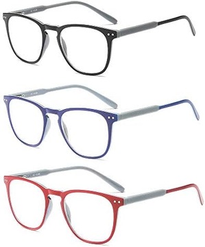 OKULARY ZERÓWKI 0 SUERTREE 3 PAK KOLOROWE JH221